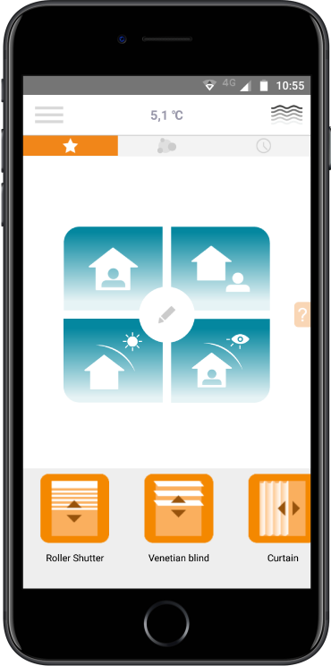 Somfy domotica app